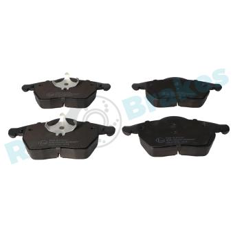 Jeu de 4 plaquettes de frein avant RAP BRAKES