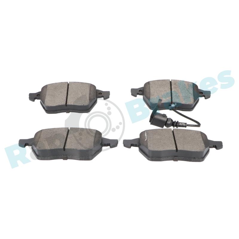 Jeu de 4 plaquettes de frein avant RAP BRAKES R-P0316 - Visuel 2