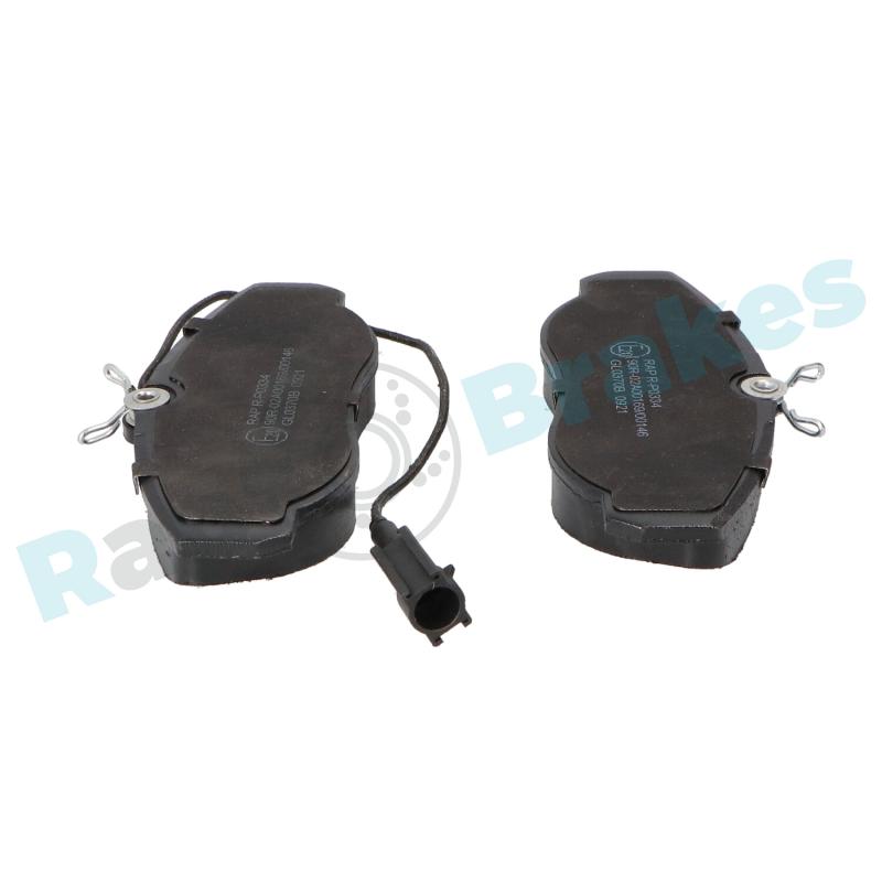 Jeu de 4 plaquettes de frein avant RAP BRAKES R-P0334 - Visuel 3