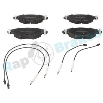Jeu de 4 plaquettes de frein avant RAP BRAKES