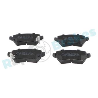 Jeu de 4 plaquettes de frein arrière RAP BRAKES