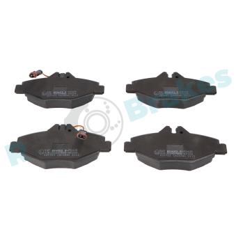 Jeu de 4 plaquettes de frein avant RAP BRAKES