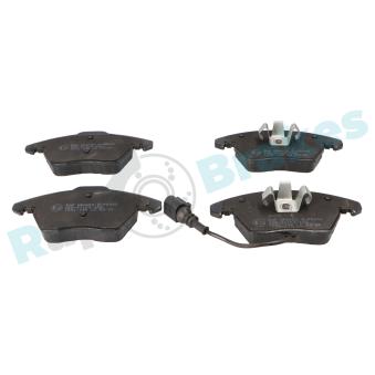Jeu de 4 plaquettes de frein avant RAP BRAKES