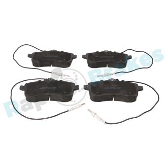 Jeu de 4 plaquettes de frein avant RAP BRAKES