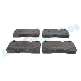 Jeu de 4 plaquettes de frein avant RAP BRAKES