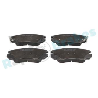 Jeu de 4 plaquettes de frein avant RAP BRAKES
