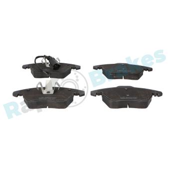 Jeu de 4 plaquettes de frein avant RAP BRAKES