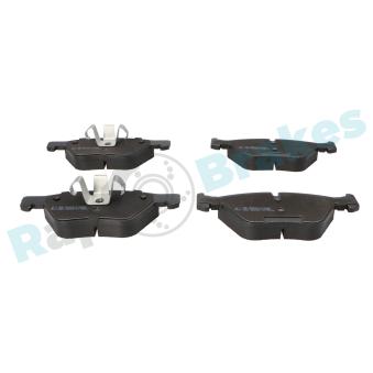 Jeu de 4 plaquettes de frein avant RAP BRAKES