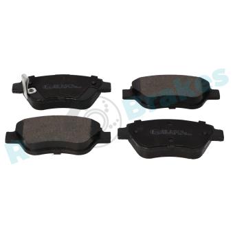Jeu de 4 plaquettes de frein avant RAP BRAKES