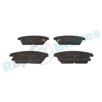 Jeu de 4 plaquettes de frein avant RAP BRAKES