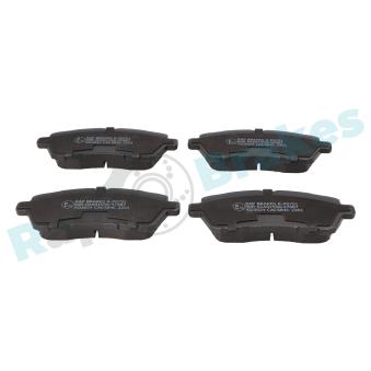 Jeu de 4 plaquettes de frein avant RAP BRAKES