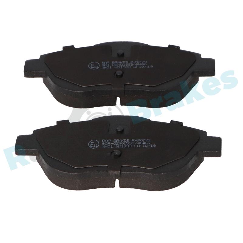 Jeu de 4 plaquettes de frein avant RAP BRAKES R-P0779 - Visuel 2