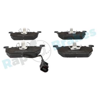 Jeu de 4 plaquettes de frein avant RAP BRAKES R-P0900