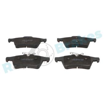 Jeu de 4 plaquettes de frein arrière RAP BRAKES