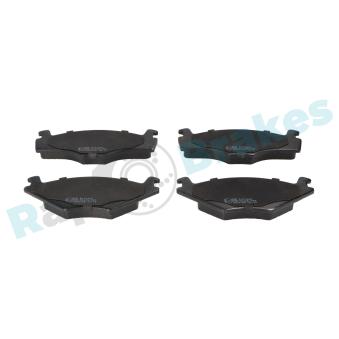 Jeu de 4 plaquettes de frein avant RAP BRAKES