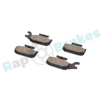 Jeu de 4 plaquettes de frein avant RAP BRAKES
