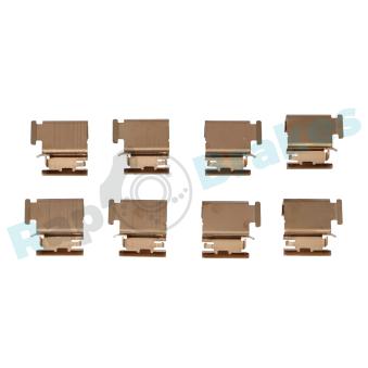 Kit d'accessoires, plaquette de frein à disque RAP BRAKES R-U0008