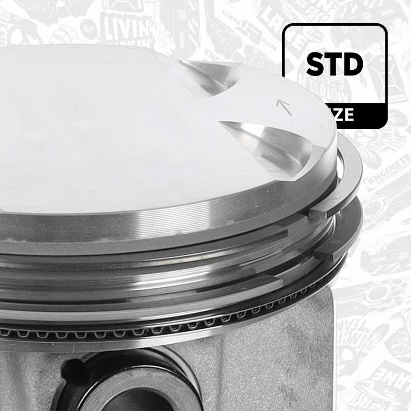 Piston ET ENGINETEAM PM016400 - Visuel 2