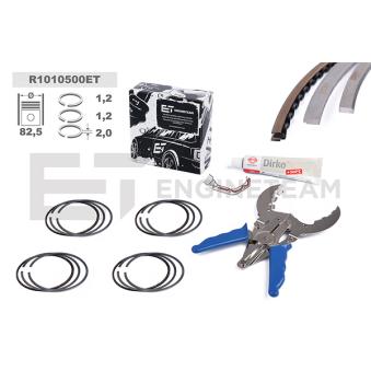Jeu de segments de pistons ET ENGINETEAM R1010500ET