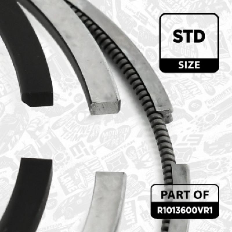 Jeu de segments de pistons ET ENGINETEAM R1013600VR1 - Visuel 2