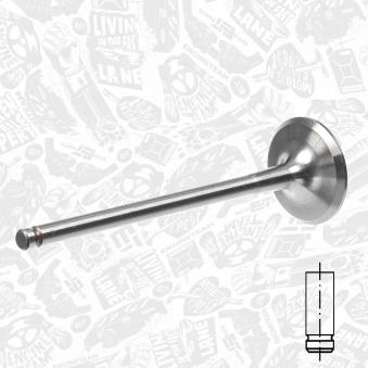 Soupape d'admission ET ENGINETEAM VI0176