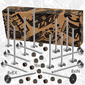 Kit de soupapes, soupapes d'admission/d'échappement ET ENGINETEAM