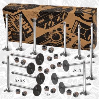 Kit de soupapes, soupapes d'admission/d'échappement ET ENGINETEAM