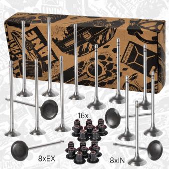 Kit de soupapes, soupapes d'admission/d'échappement ET ENGINETEAM