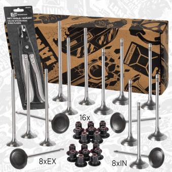 Kit de soupapes, soupapes d'admission/d'échappement ET ENGINETEAM VS0013VR1