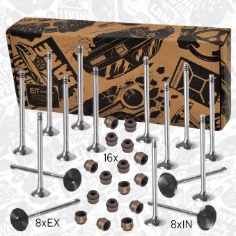 Kit de soupapes, soupapes d'admission/d'échappement ET ENGINETEAM