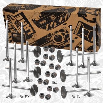 Kit de soupapes, soupapes d'admission/d'échappement ET ENGINETEAM