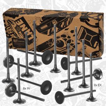 Kit de soupapes, soupapes d'admission/d'échappement ET ENGINETEAM