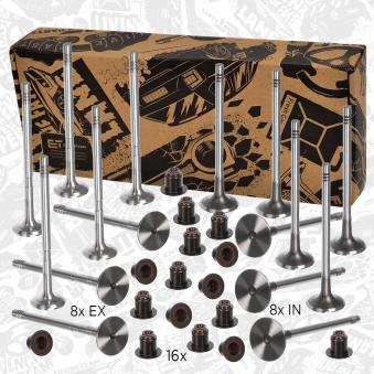 Kit de soupapes, soupapes d'admission/d'échappement ET ENGINETEAM