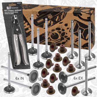 Kit de soupapes, soupapes d'admission/d'échappement ET ENGINETEAM VS0033VR1