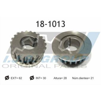 Poulie renvoi/transmission, courroie crantée IJS GROUP 18-1013