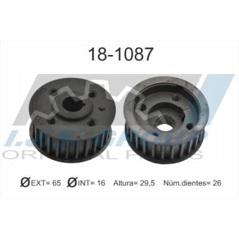 Roue dentée, vilebrequin IJS GROUP