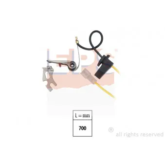 Jeu de contacts, distributeur d'allumage EPS 1.215.067