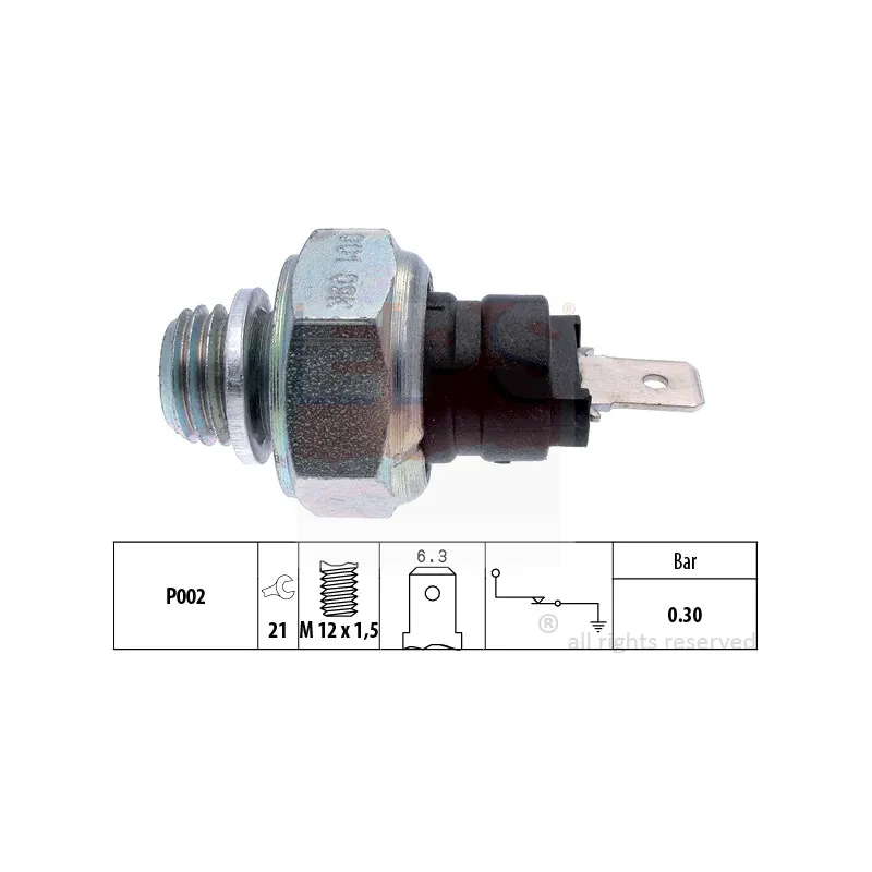 Indicateur de pression d'huile EPS 1.800.001