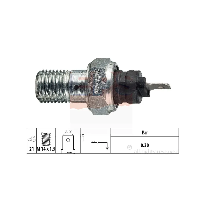 Indicateur de pression d'huile EPS 1.800.003