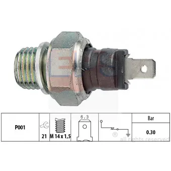 Indicateur de pression d'huile EPS 1.800.005