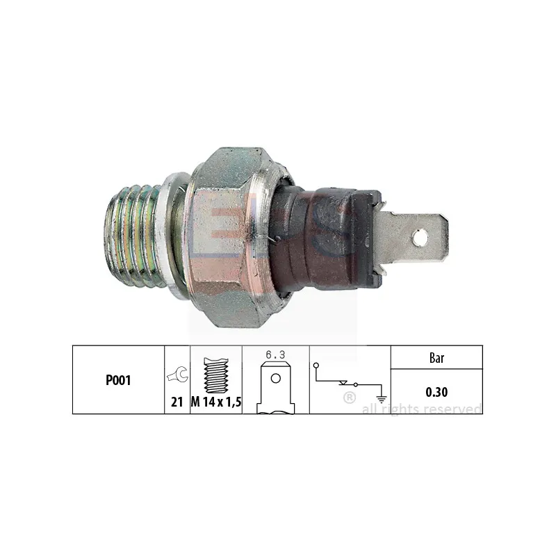Indicateur de pression d'huile EPS 1.800.005