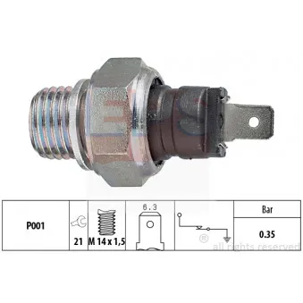 Indicateur de pression d'huile EPS 1.800.006
