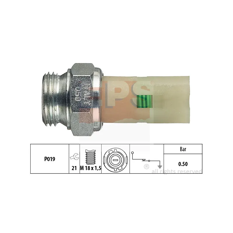 Indicateur de pression d'huile EPS 1.800.075