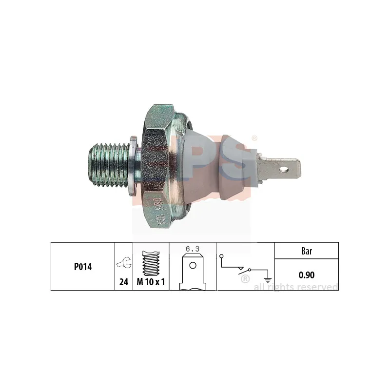 Indicateur de pression d'huile EPS 1.800.095