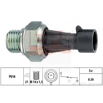 Indicateur de pression d'huile EPS 1.800.096
