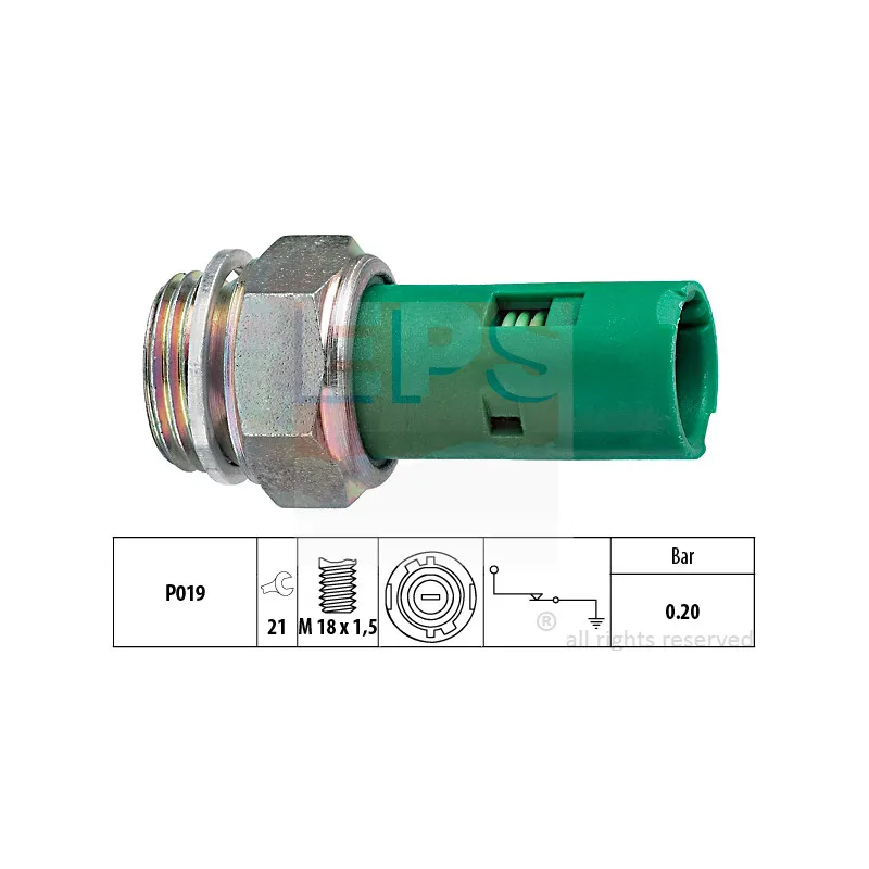 Indicateur de pression d'huile EPS 1.800.110