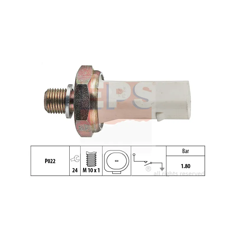 Indicateur de pression d'huile EPS 1.800.136