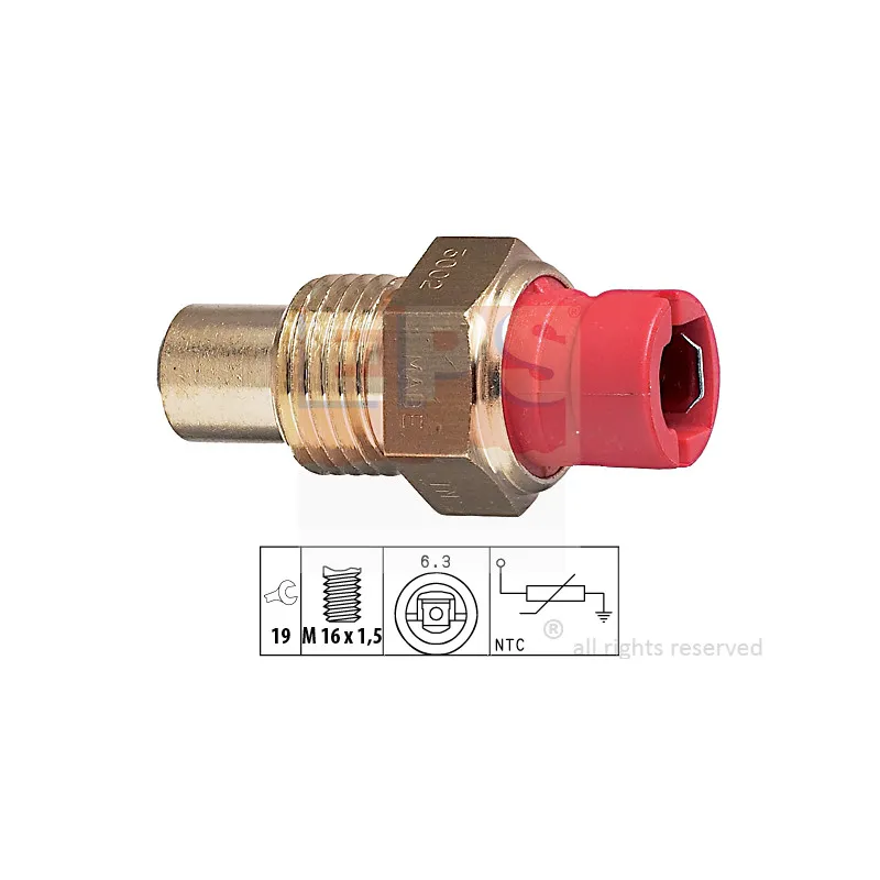 Sonde de température, liquide de refroidissement EPS 1.830.002