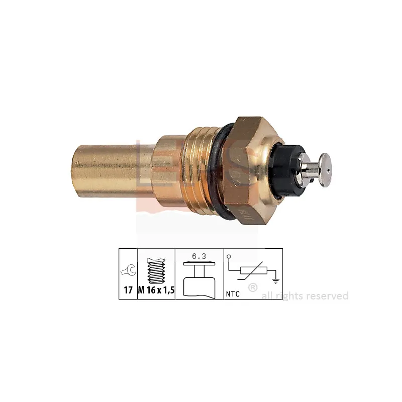 Sonde de température, liquide de refroidissement EPS 1.830.062