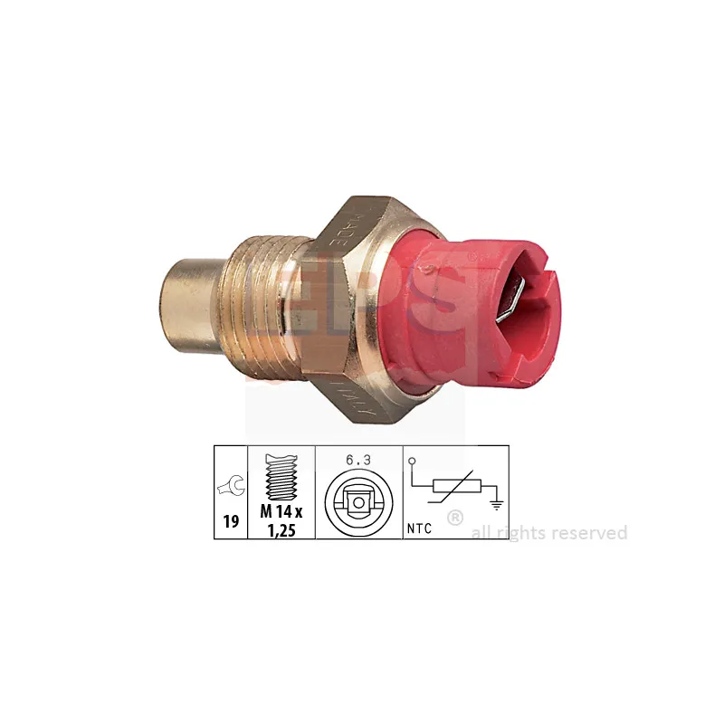 Sonde de température, liquide de refroidissement EPS 1.830.084